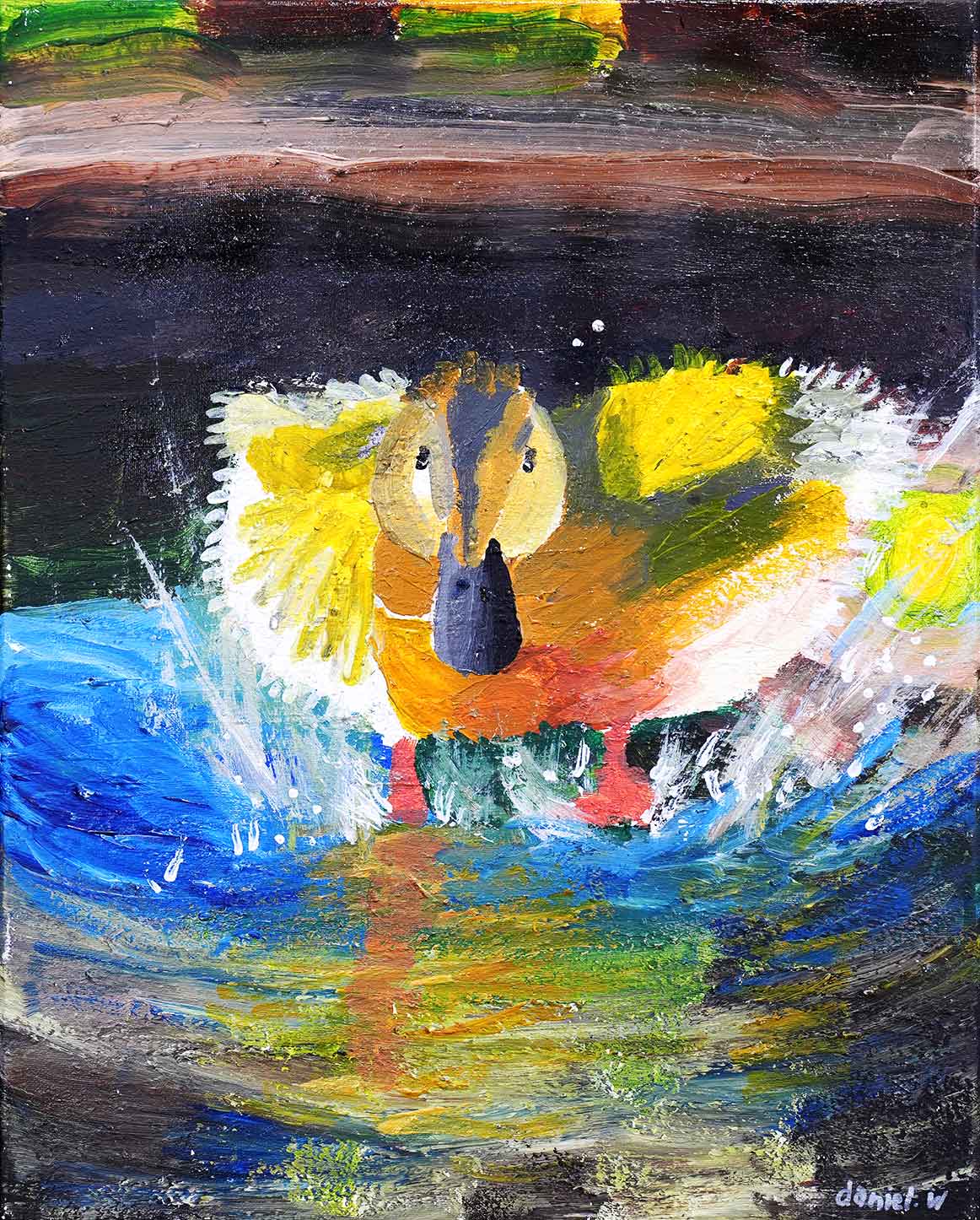 Splash of Joy in Eco-Lake