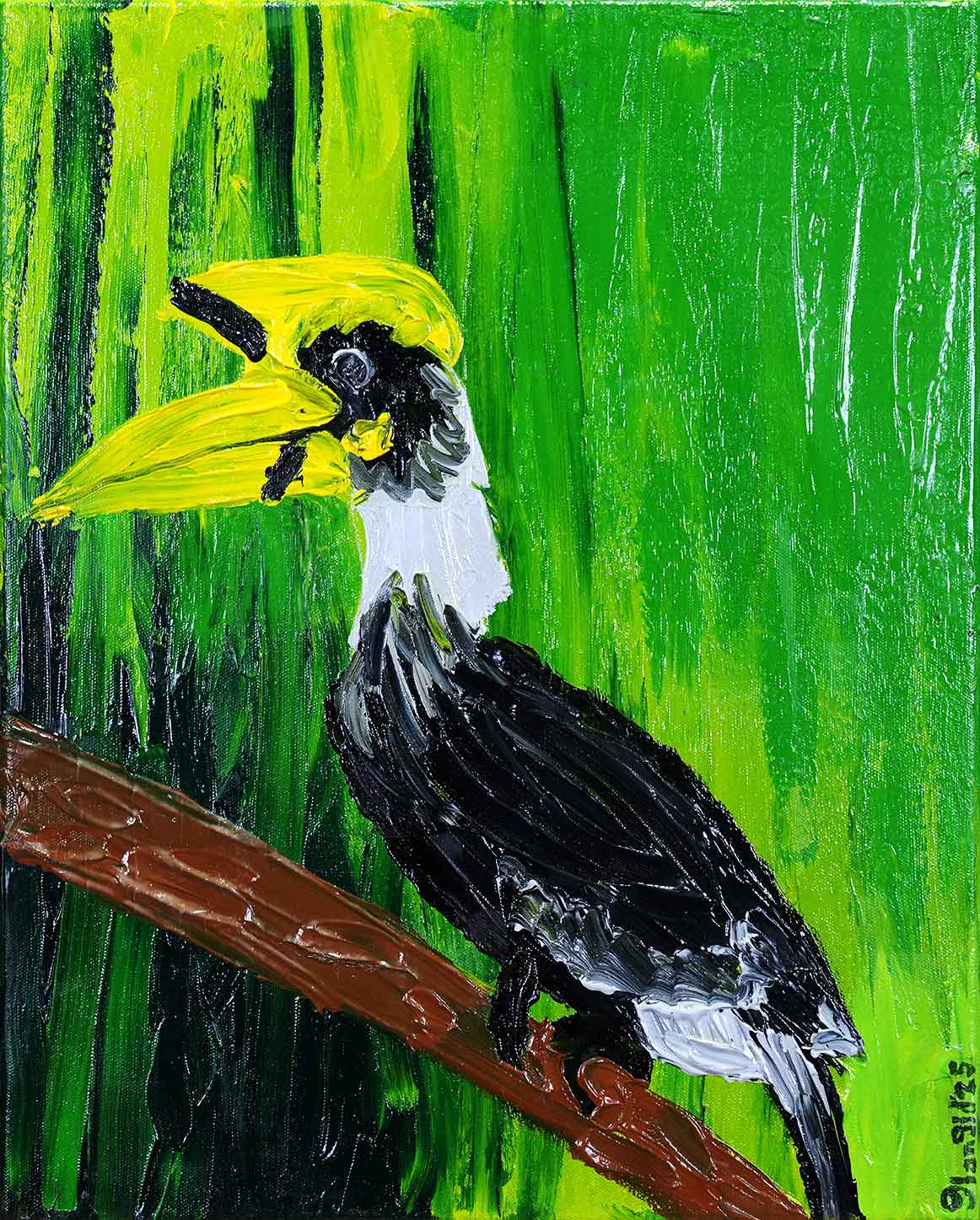 Where the Hornbill Sings in Green and Gold