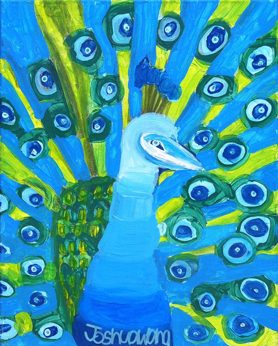 Blue Peacock