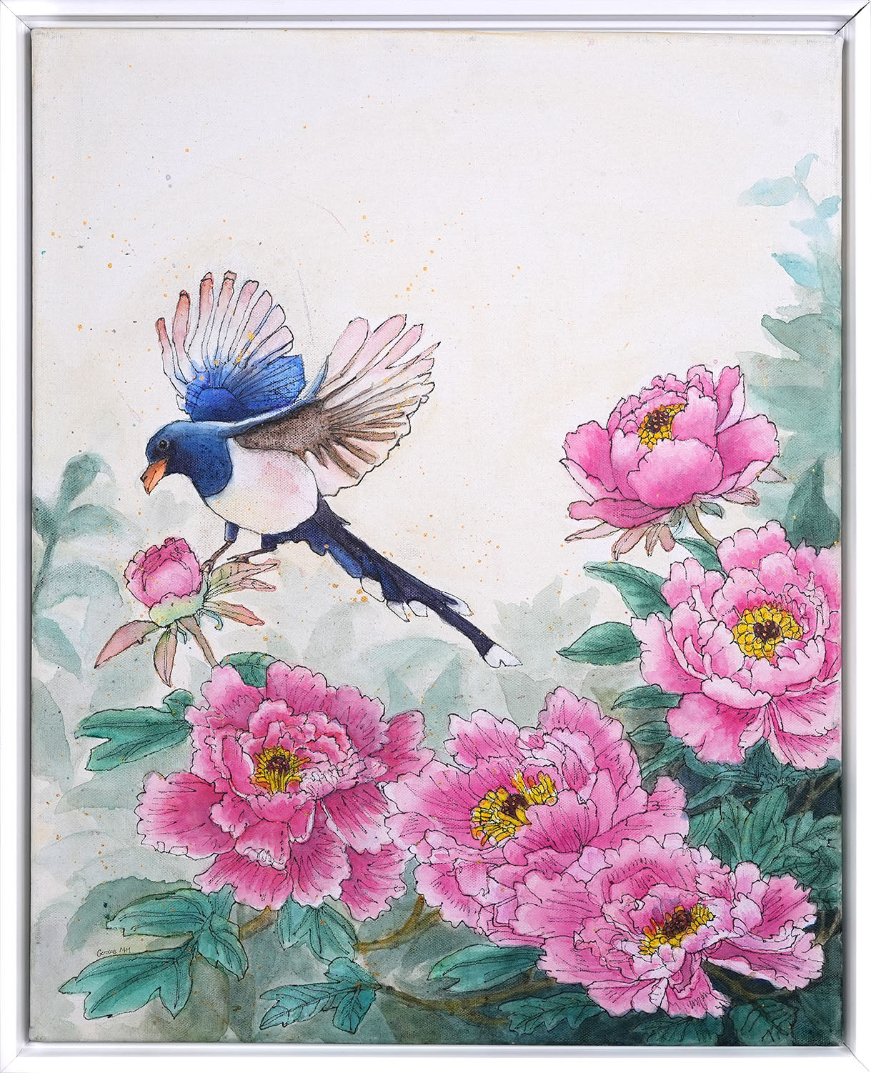Perch of Joy 喜鹊栖春