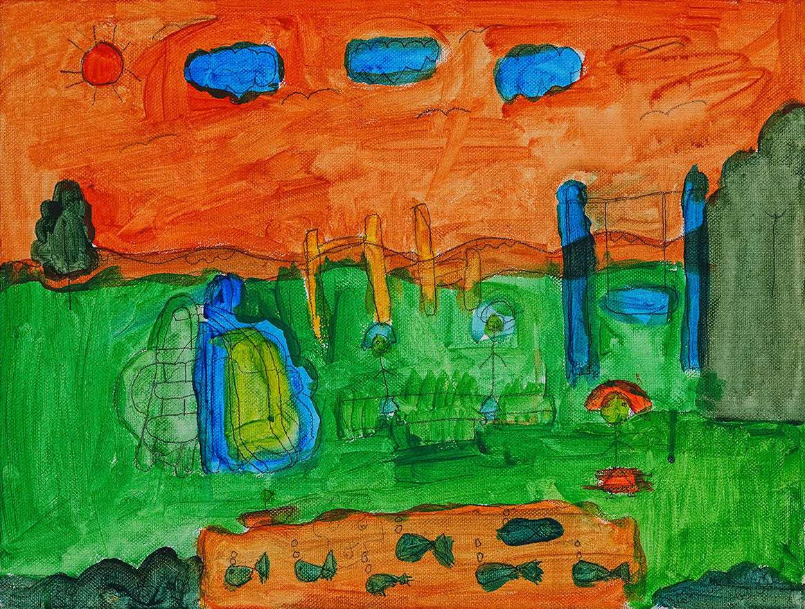 Playground in the park by Shantini Murugiah