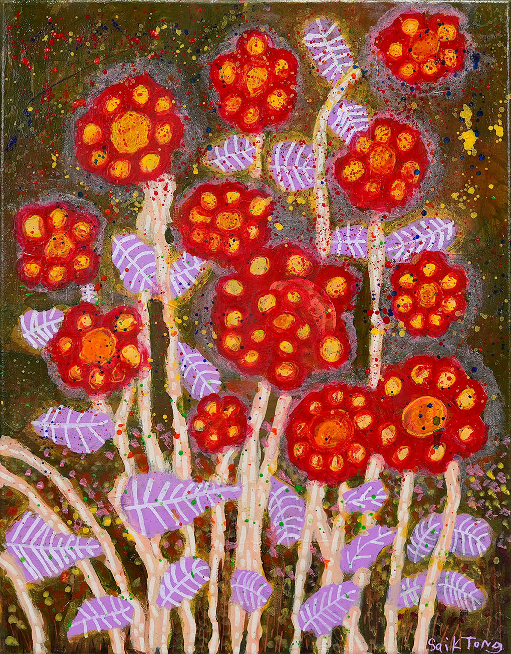 Blooming Joy Together by Tham Saik Tong