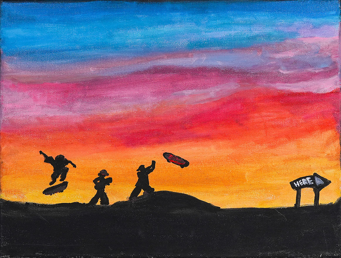 Sunset Skates by Nadya Binte Mahadzair