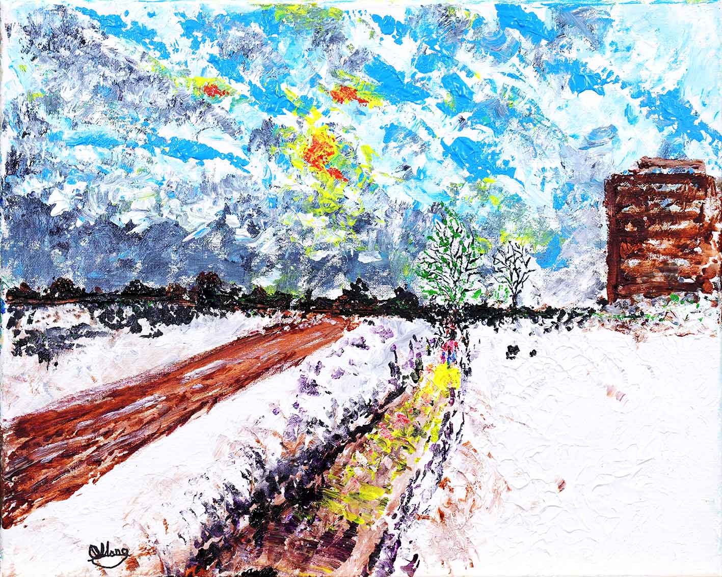 Way Home in Winter