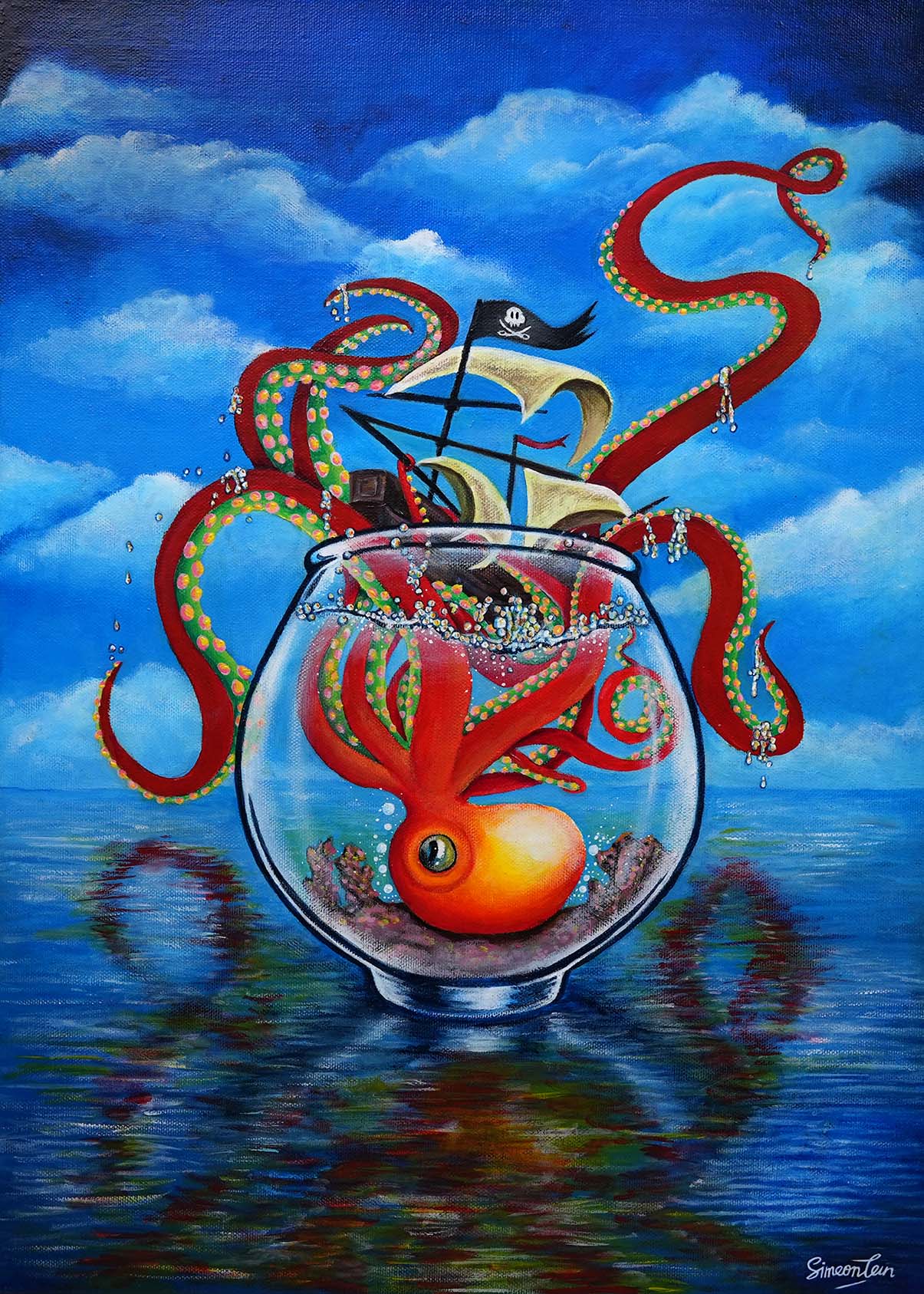 FANTASY OF LITTLE OCTOPUS by Simeon Tan Rui En