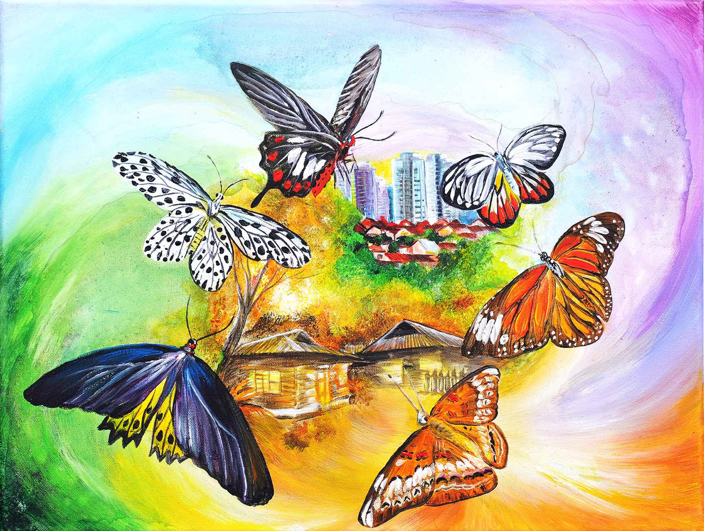 Butterfly Dreams: Singapore's Journey of Transformation and Harmony