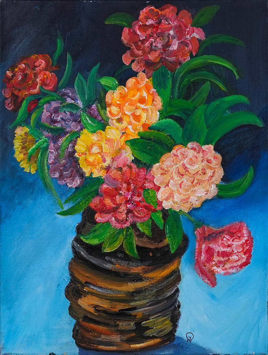 Vase of Flower by Florence Tan Aik Lan