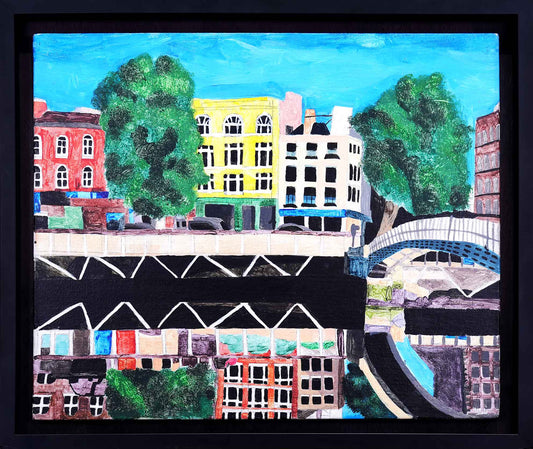 Ha'Penny Bridge of Dublin, Ireland
