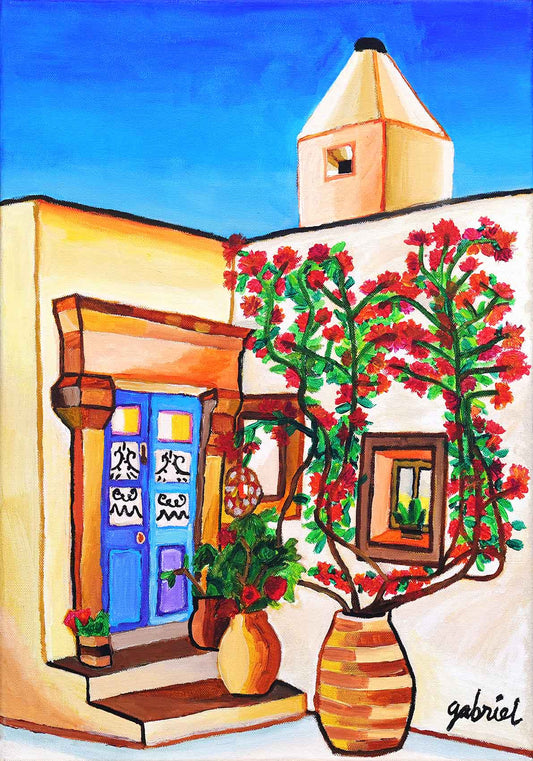 The Door at The Flowering Corner