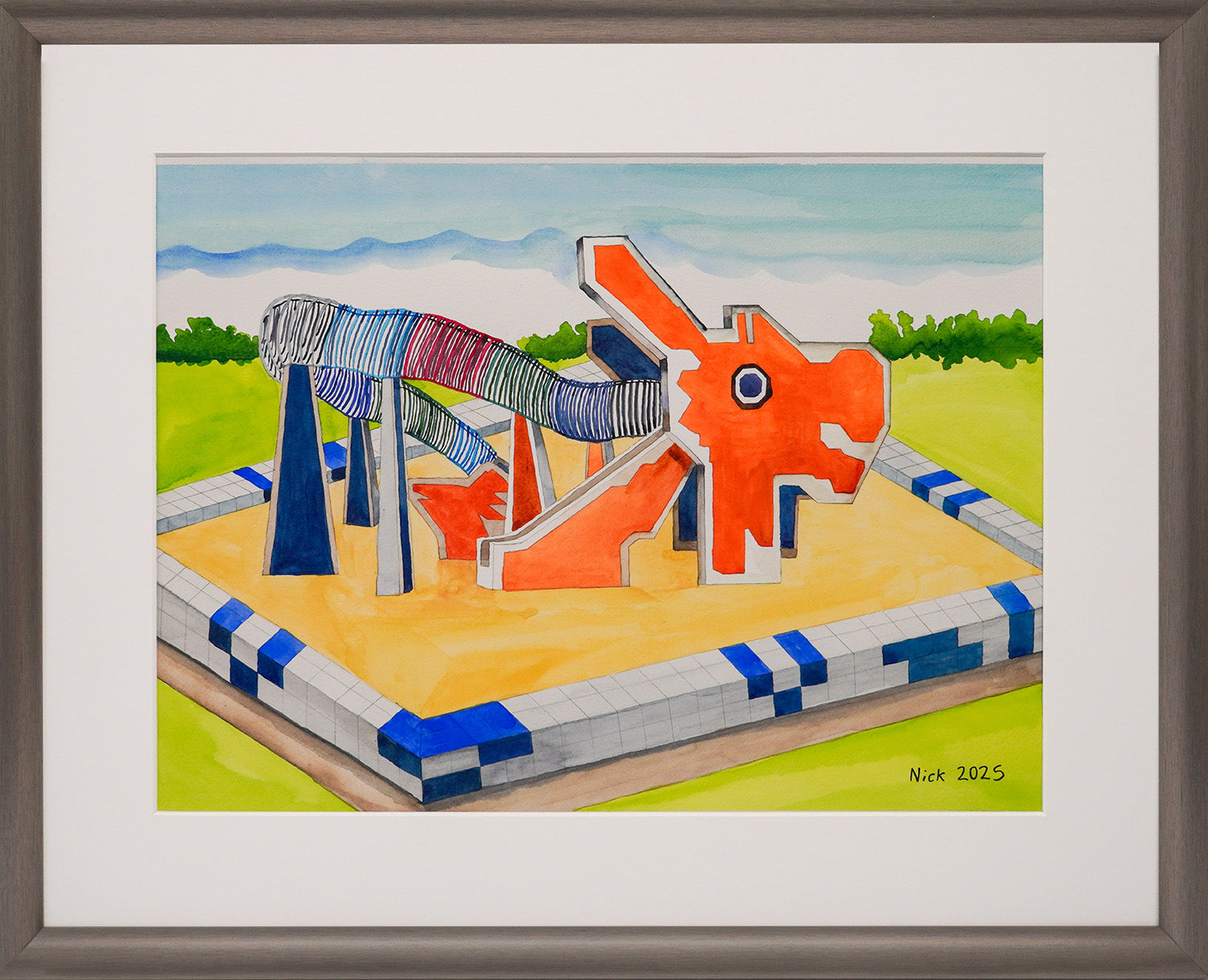 Vintage Dragon Playground by Nicole Koo