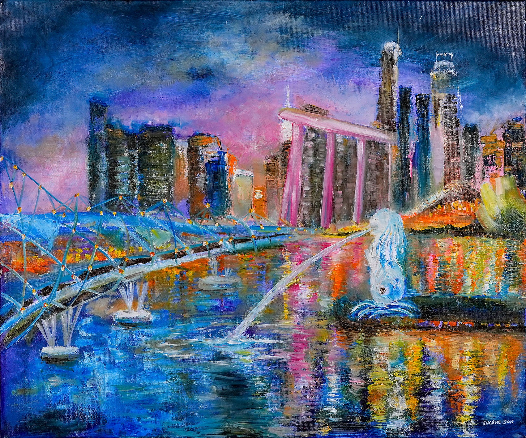 City Lights and Lion’s Breath by Eugene Soh Yew Lin