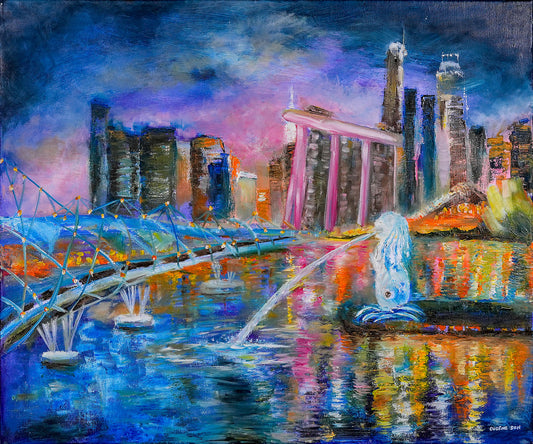 City Lights and Lion’s Breath by Eugene Soh Yew Lin
