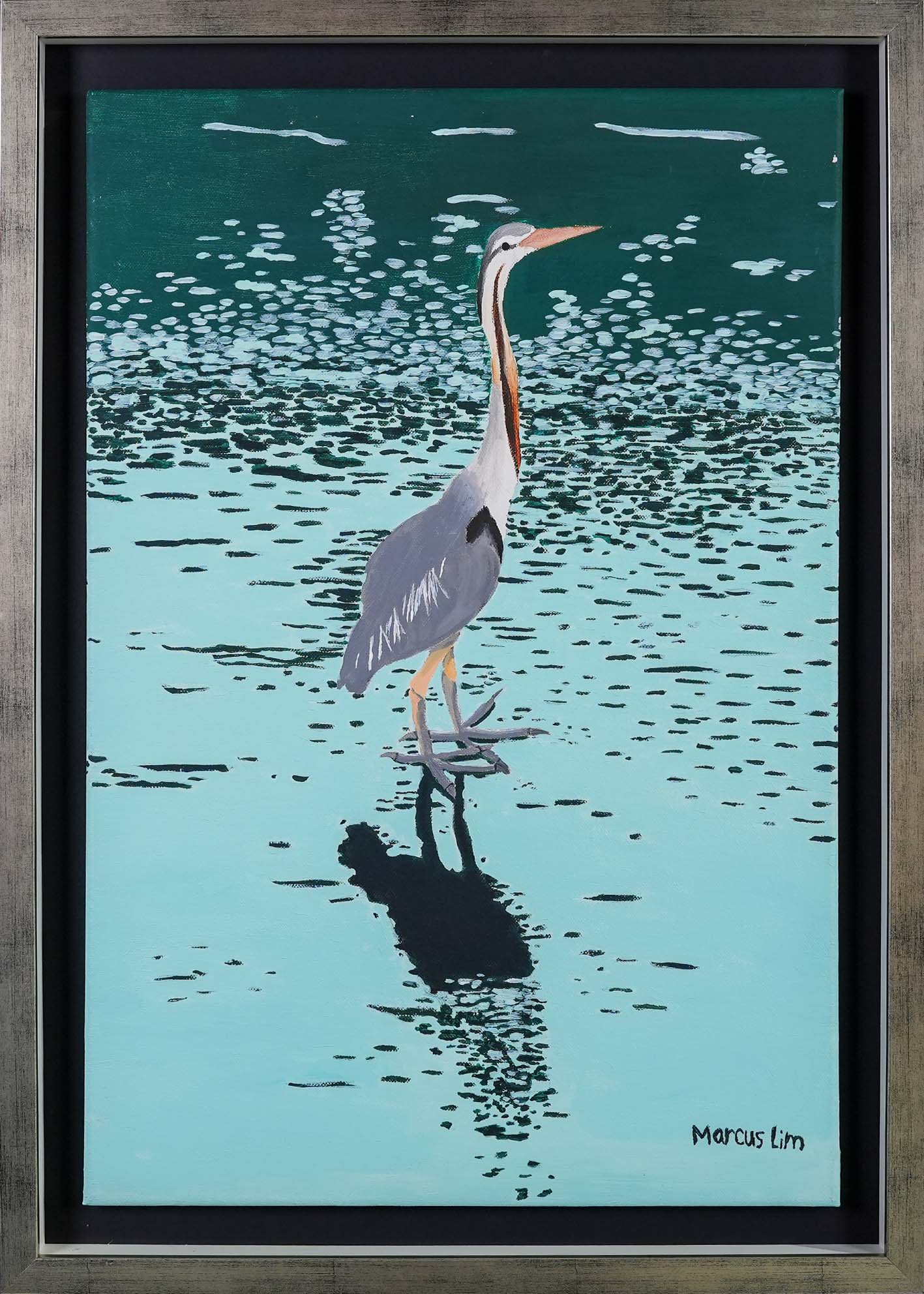 The Great Blue Heron by Lim Jing Yang Marcus