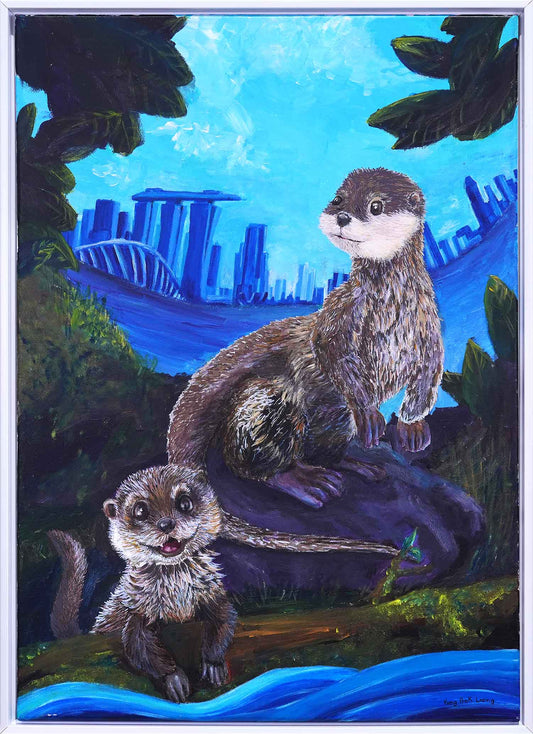 Mummy Otter’s River Journey with Little One