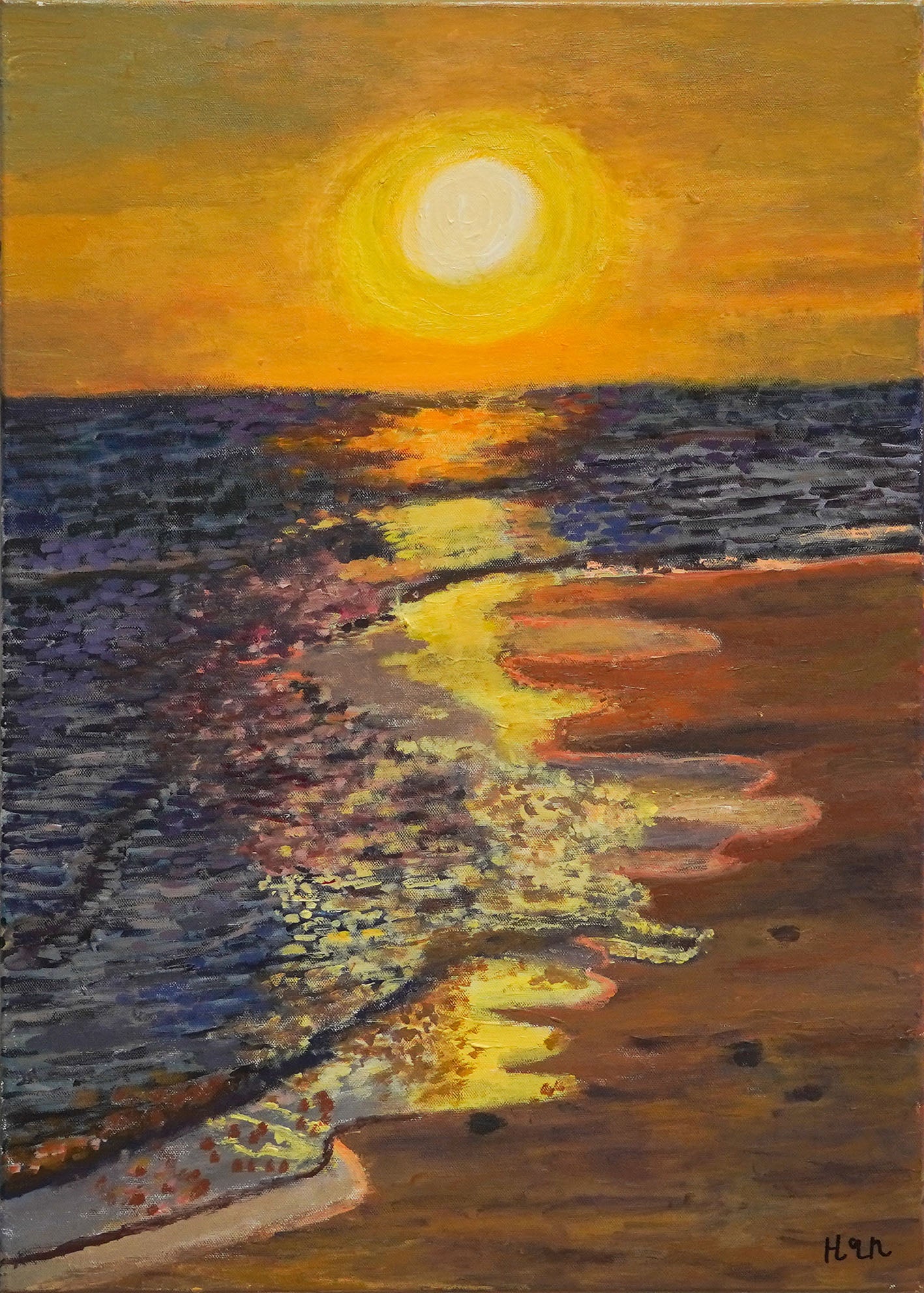 Sunset by the Beach by Han Meizhen, Sabrina