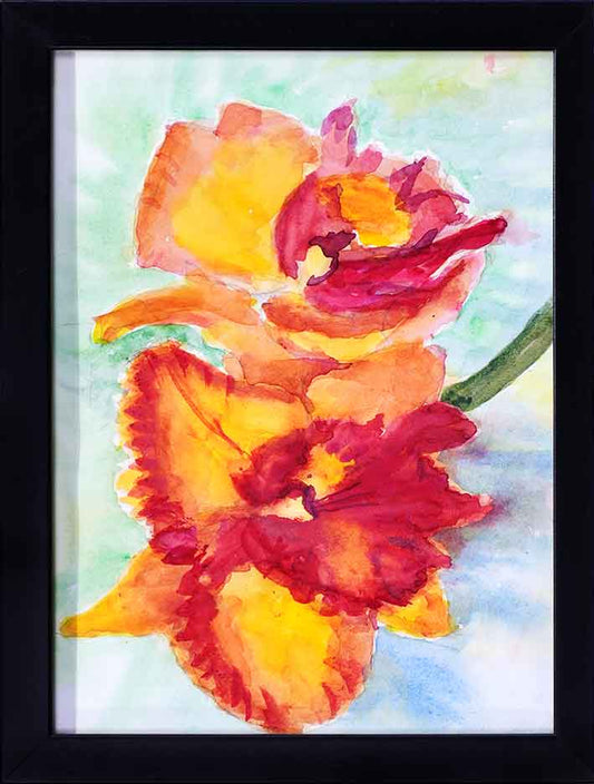 Fiery Orchid Delight