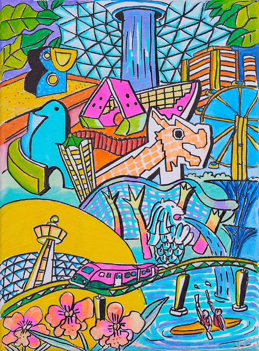 Many Icons, One Home by Minah Binti Mohd