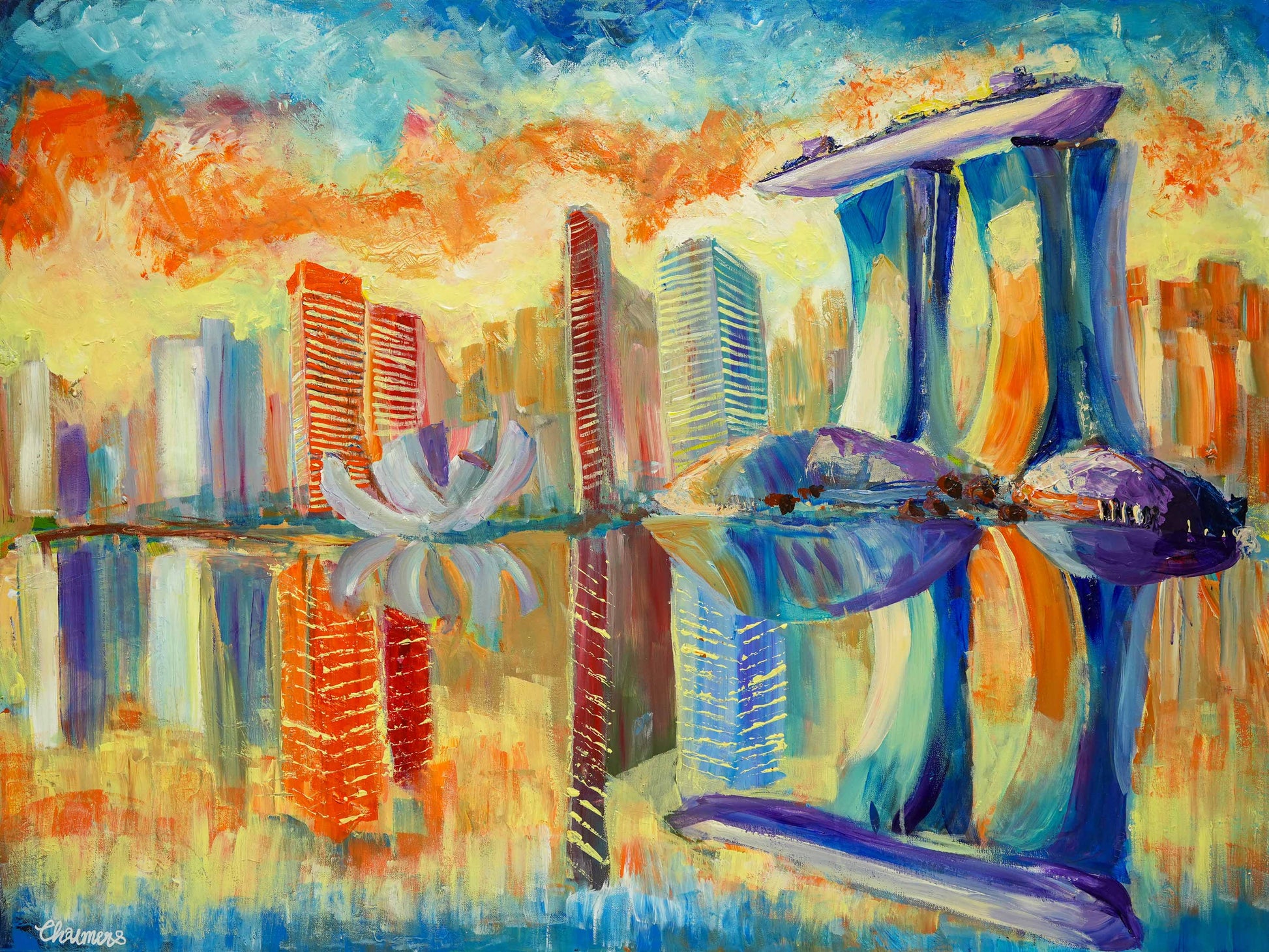 Evening play by the Bay by Wong Yoon Wee Chalmers