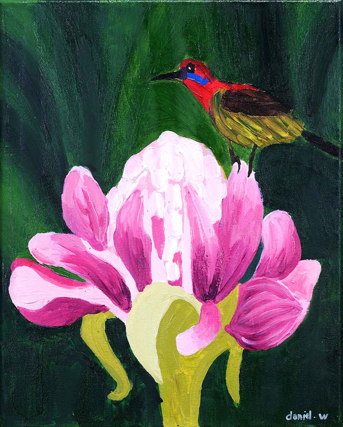 Crimson harmony in Singapore’s Bloom