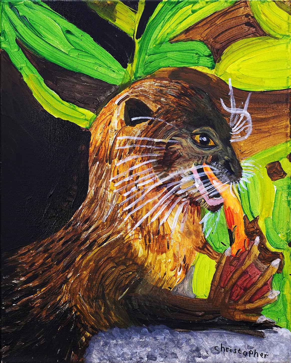 Otter's Catch of The Day