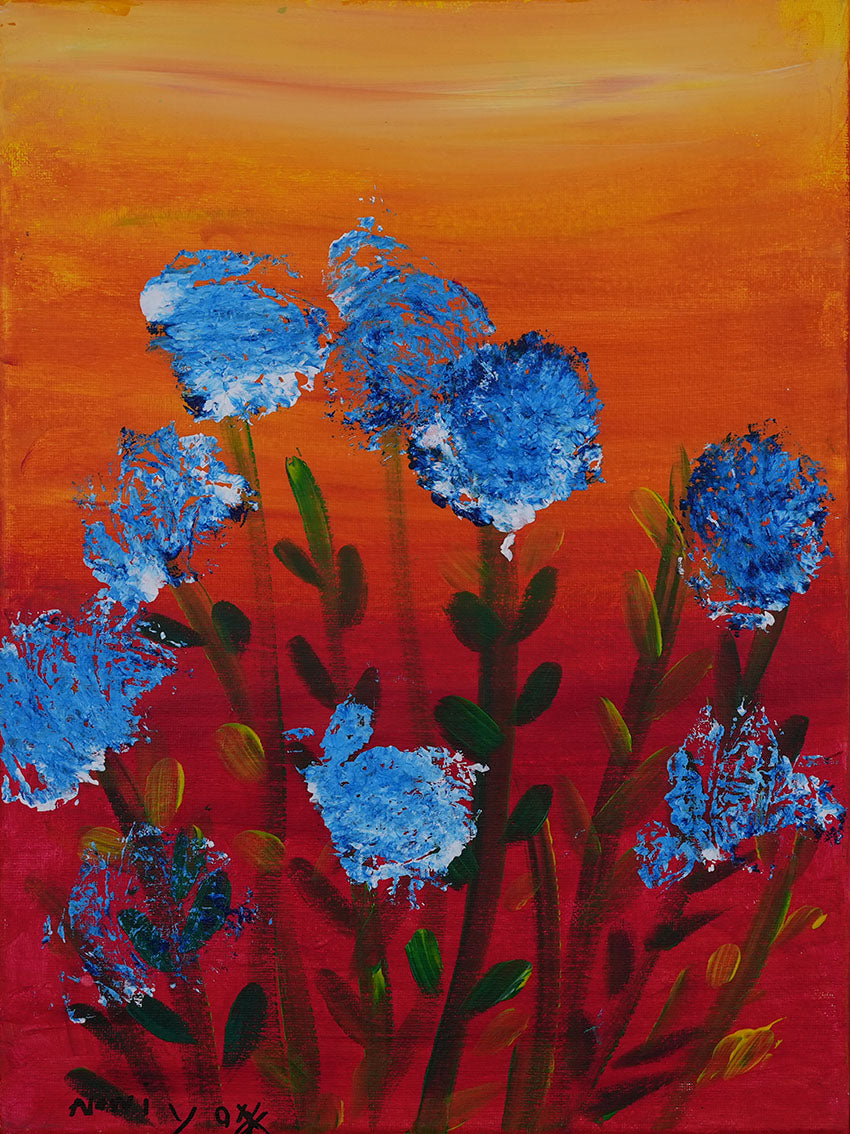 Flowers at Sunset by Syarifah Alawiyah Alaydrus Binte Syed Abdul Kadir