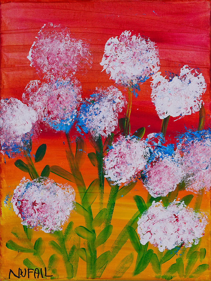 Blossoms of Hope at Sunset by Nufail