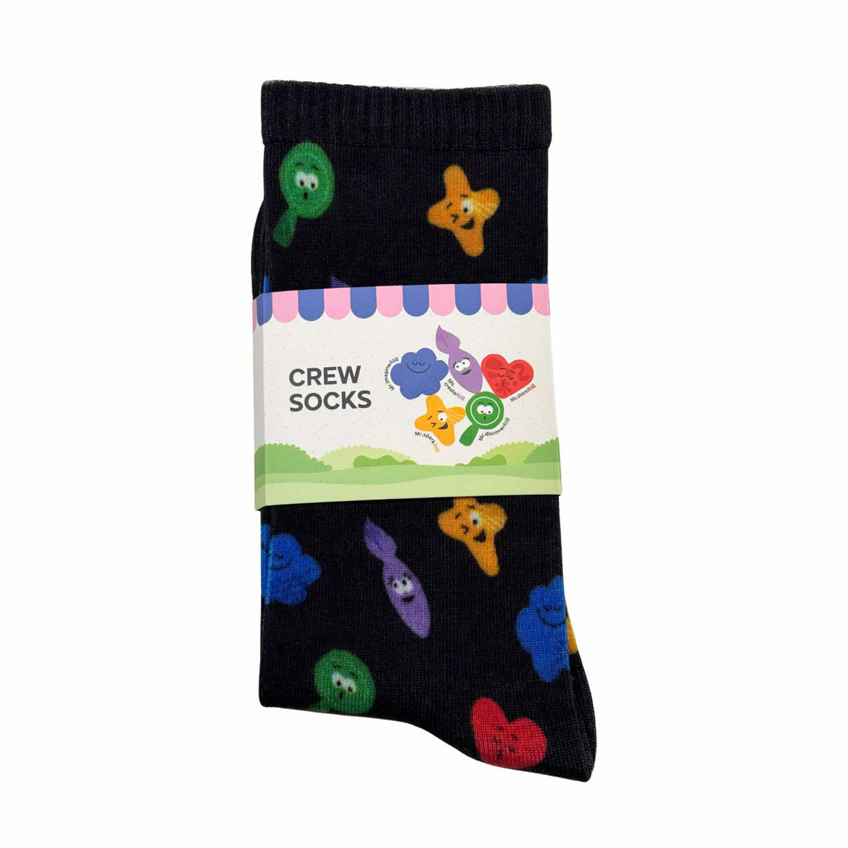 Crew Socks (Black) Packaging