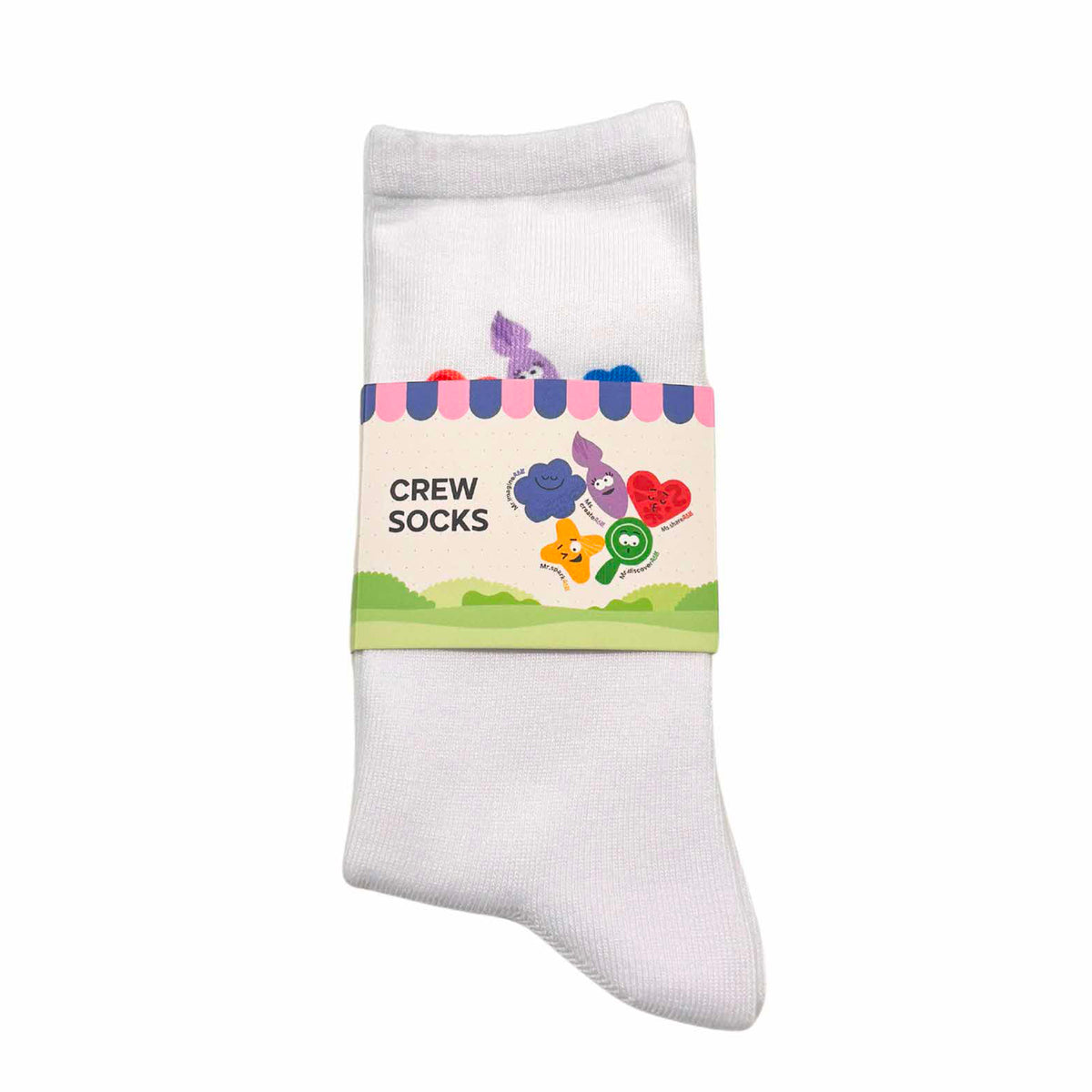 Crew Socks (White) Packaging