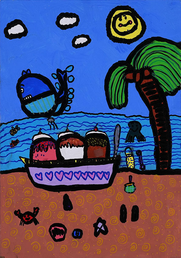Banana Split at The Beach by Zafirah Bte Zephyr