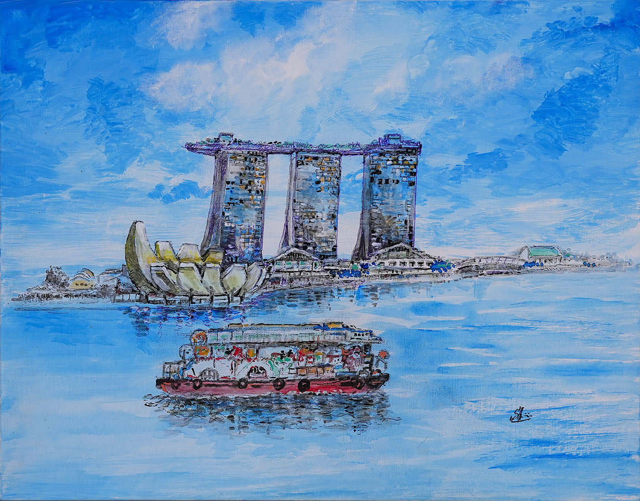 Modern Elegance Skyline by Ng Siang Hoi
