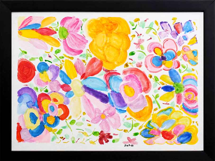 Watercolour Flower 3 by Janet Lee