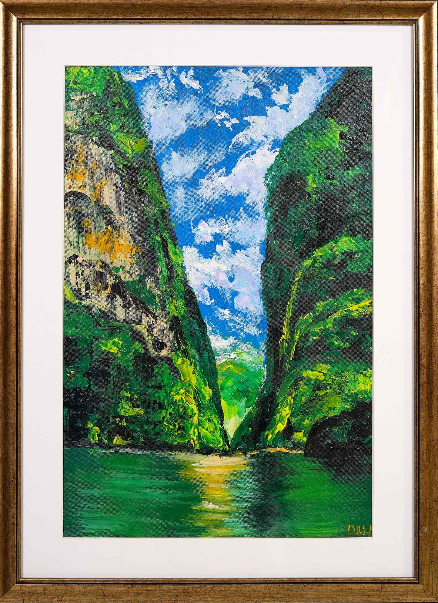 The Tu San Mountain Gorge along the Nho Que River by Duy Vu Do Tuan