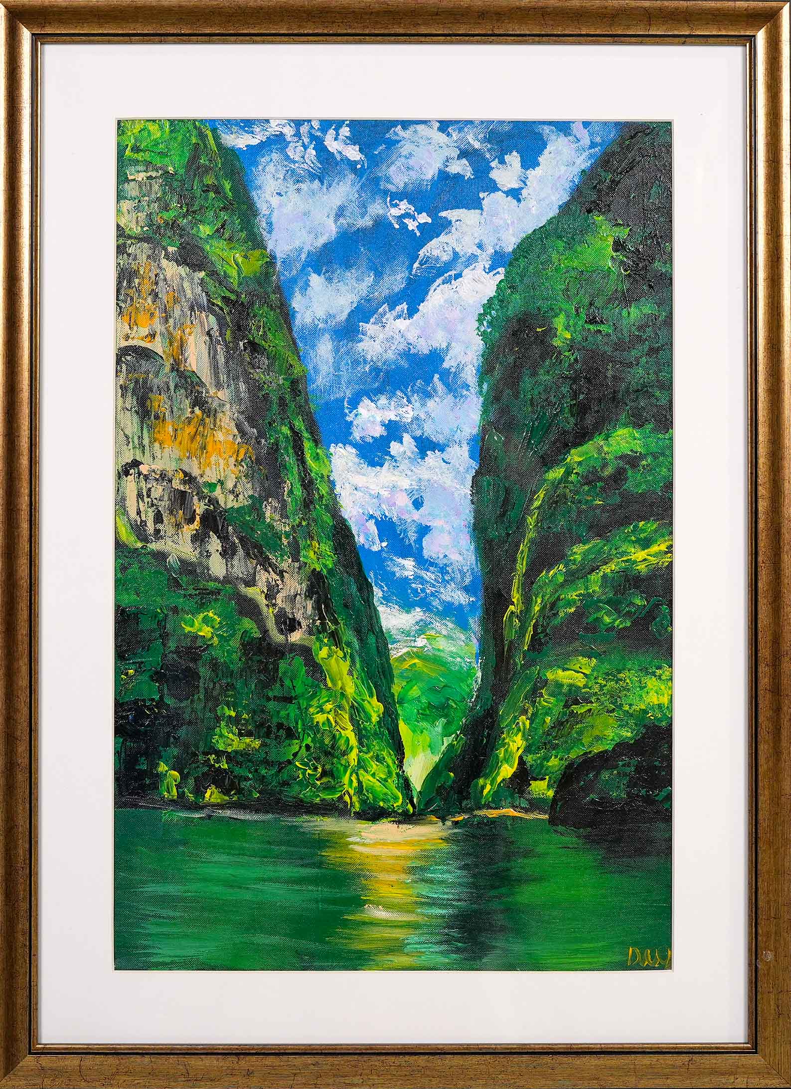 The Tu San Mountain Gorge along the Nho Que River by Duy Vu Do Tuan