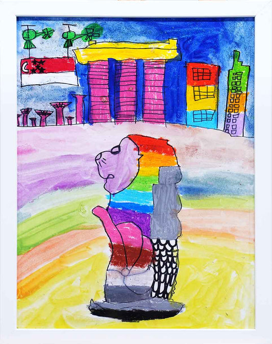 Rainbow Merlion