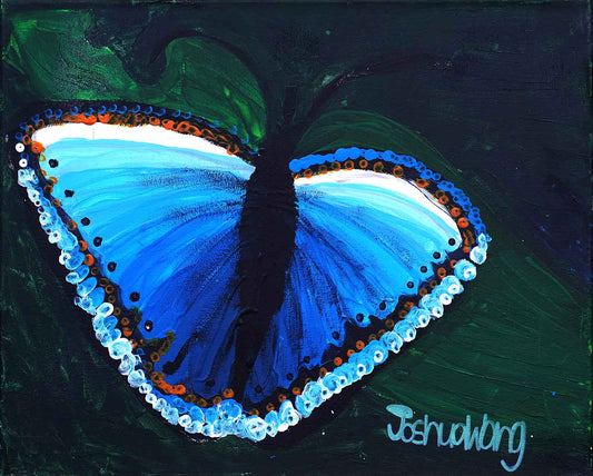 Pansy Butterfly's Blue Journey