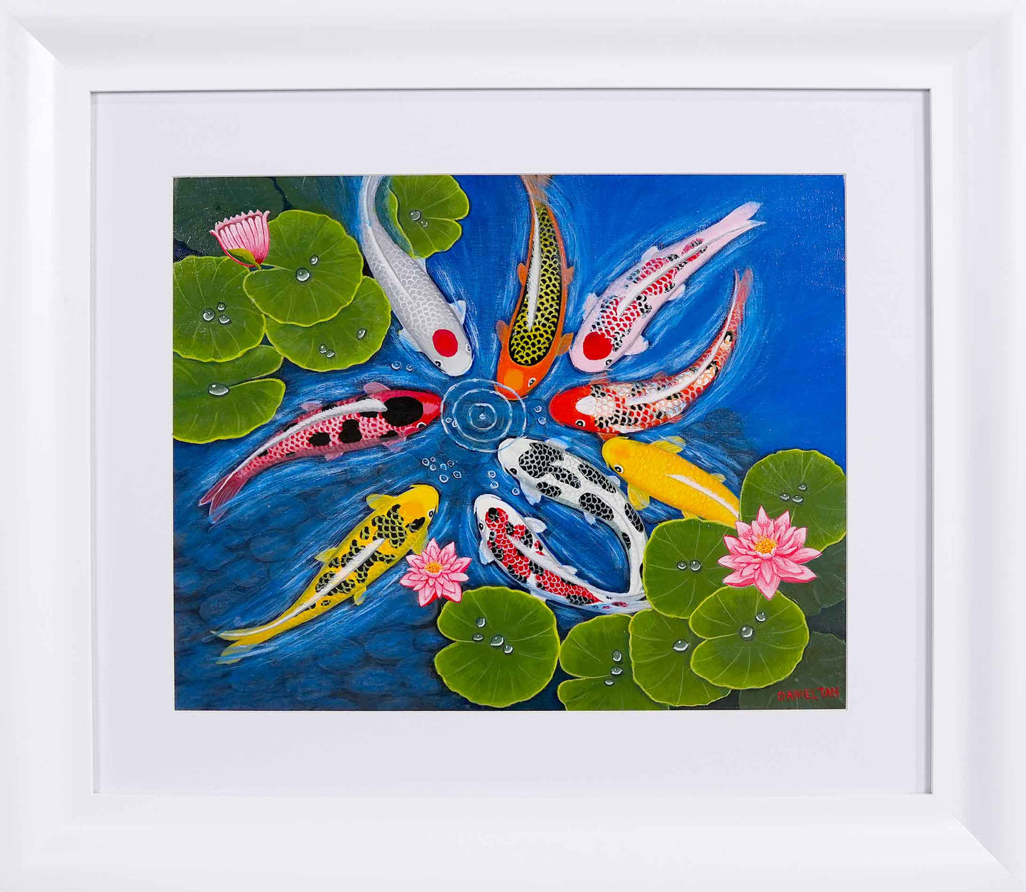 KOI FISHES BONDING by Daniel Tan Beng Leong