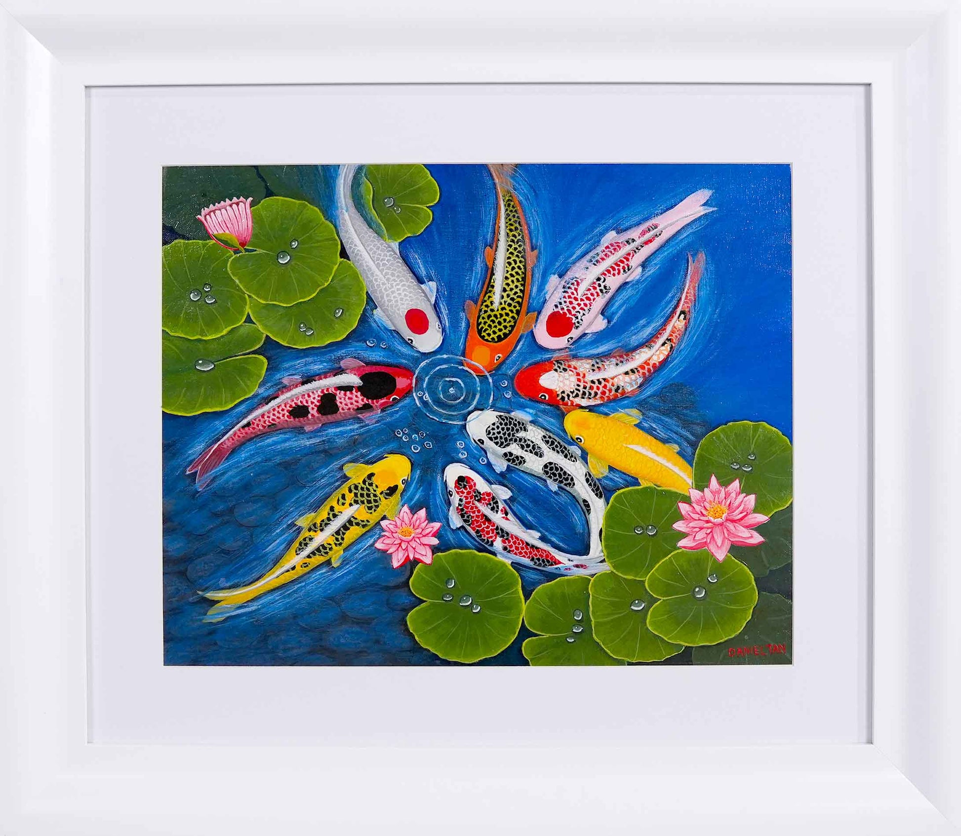KOI FISHES BONDING by Daniel Tan Beng Leong