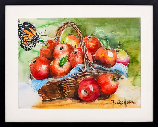 A Basket of Apples by Kok Tuck Chong