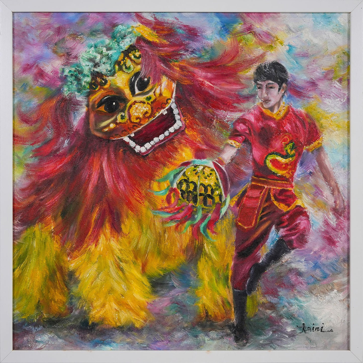 Lion Dance by Zhang Kaini