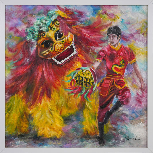 Lion Dance by Zhang Kaini