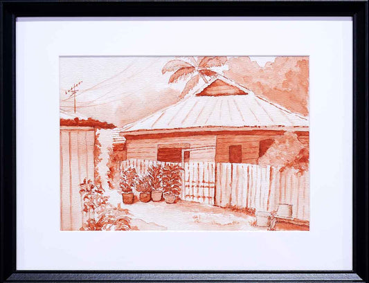 Singapore Olden Day Atap House