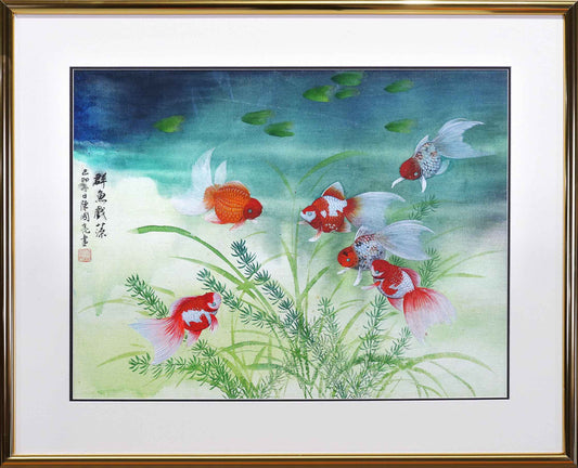 群鱼戏藻
