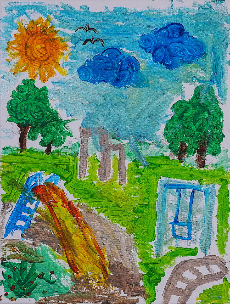 Playground in the park by Jolyn Teh Jia Xuan