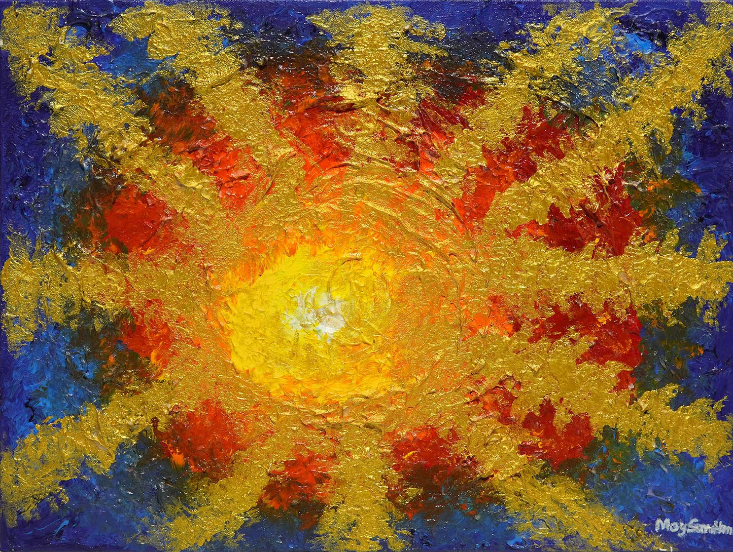 A Play Of Golden Rays Of Blessings by MOY SAW HAN