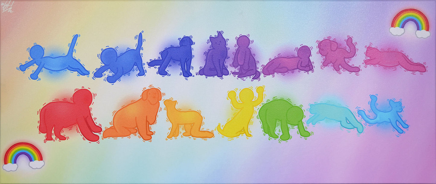 Colourful part animal and part human by Chloe Lee Ya Xuan