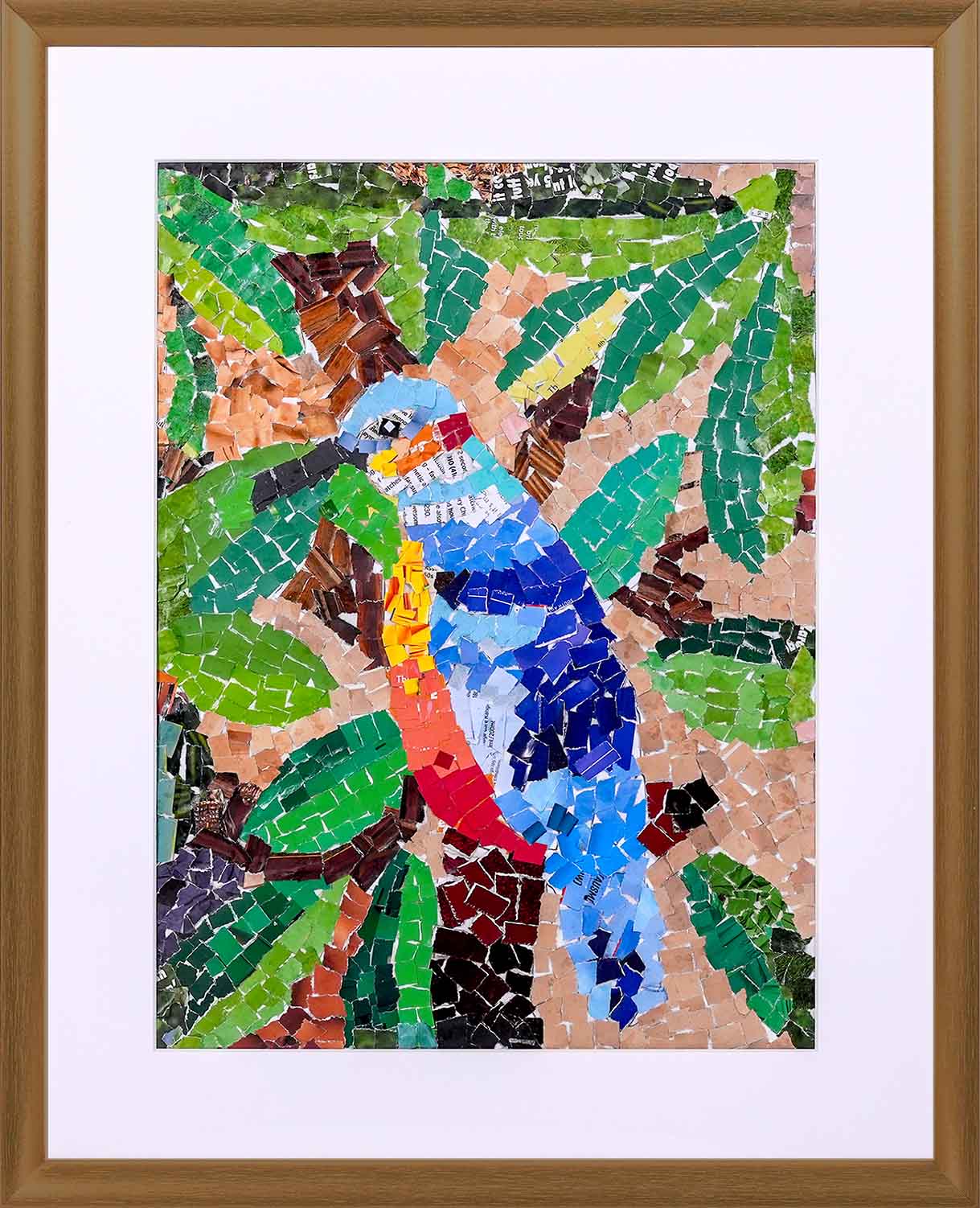 Hidden Bird Among Leaves by Walter Lee Xhian