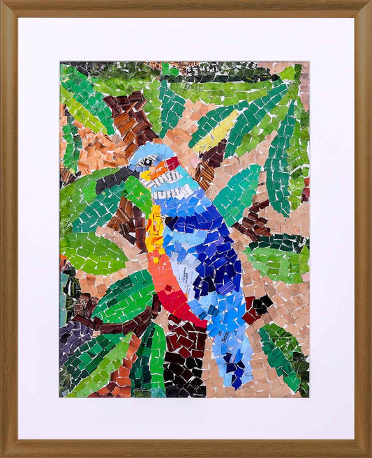 Hidden Bird Among Leaves by Walter Lee Xhian