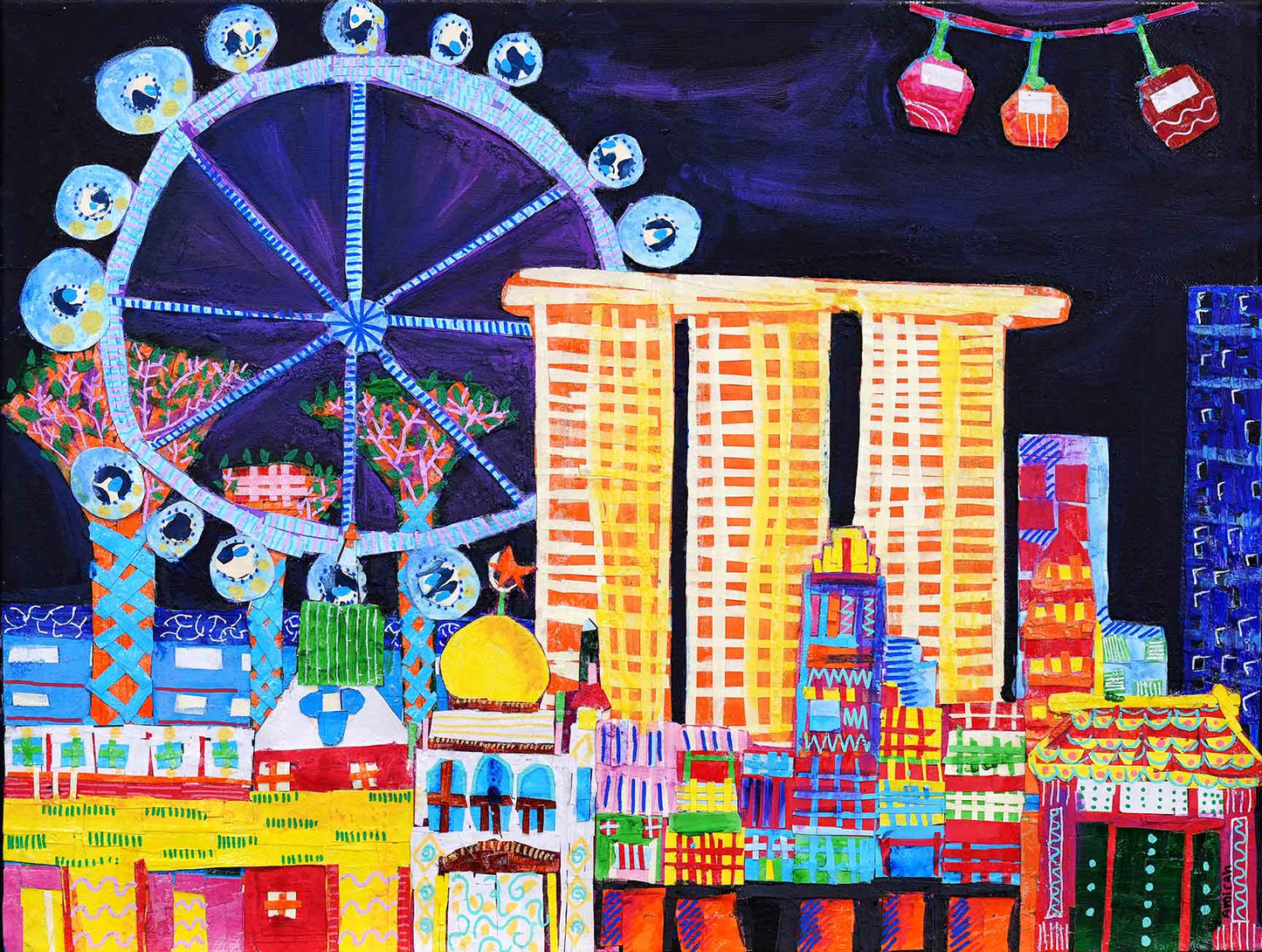 Singapore, The Colourful Skyline