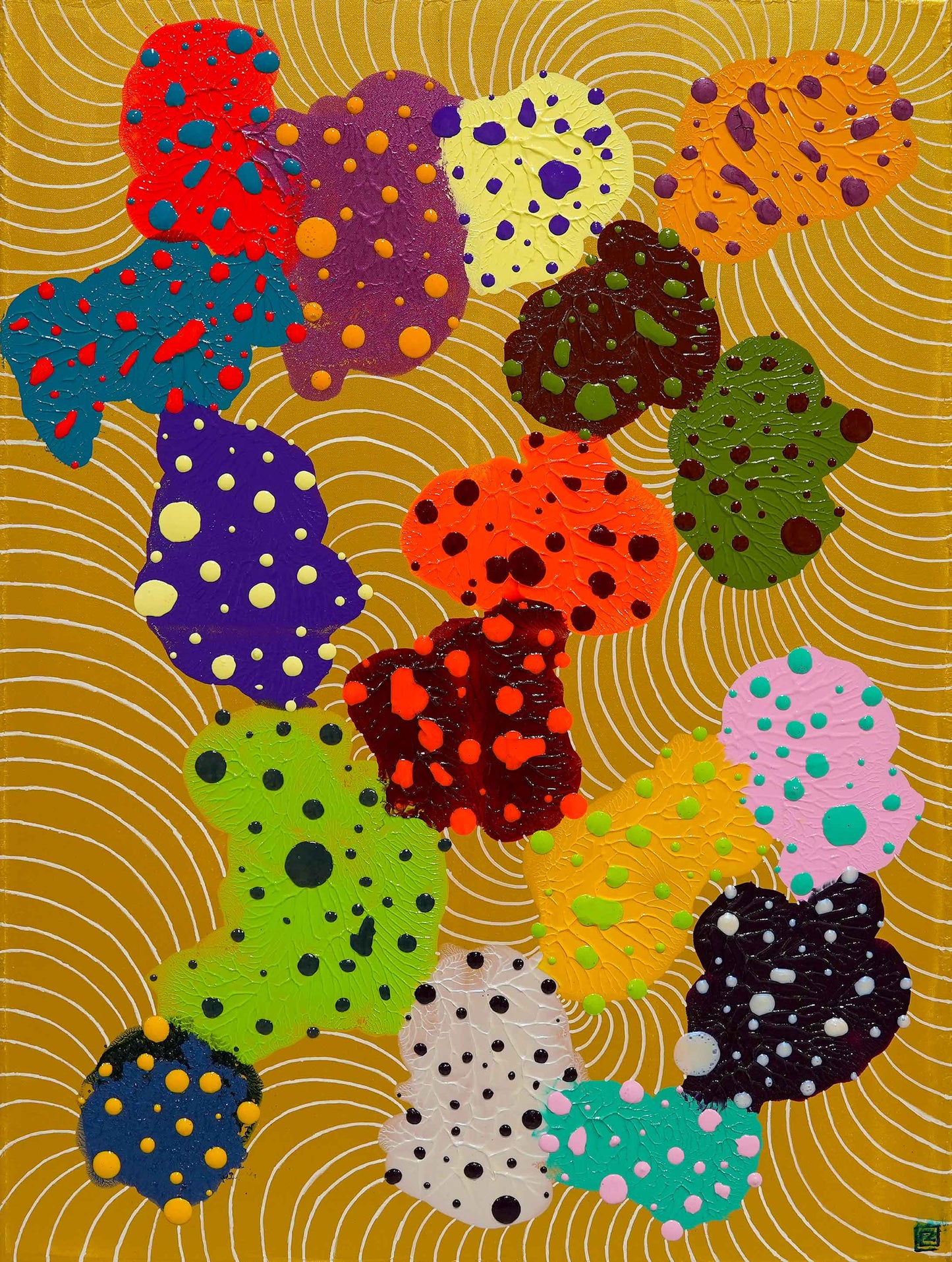 Golden coral by Zayne Pua